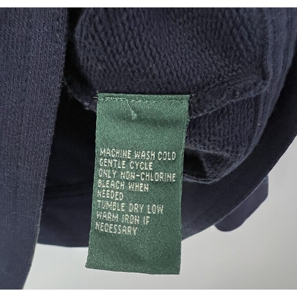 VTG Lauren Ralph Lauren Jacket Womens XL Blue Long Sleeve Snap Front Classic EUC - Picture 7 of 12